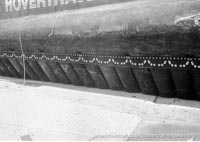 AP1-88 hovercraft at the Hovertravel maintenance hangar